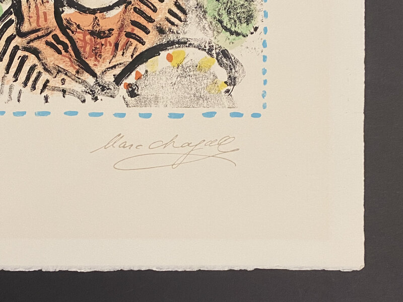 Marc Chagall, ‘Dans Le Jardin’, 1984, Print, Lithograph on Velin d'Arches, Georgetown Frame Shoppe
