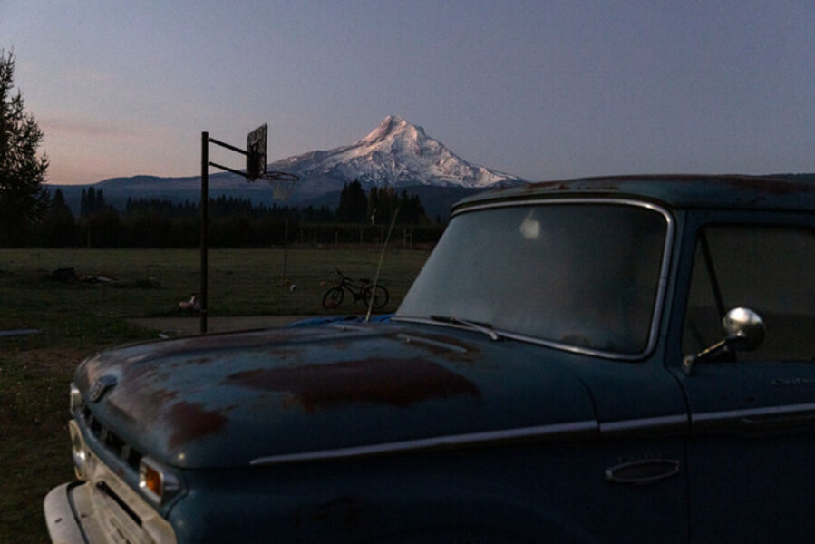 USA. Oregon. Mount Hood. Parkdale. 2021.