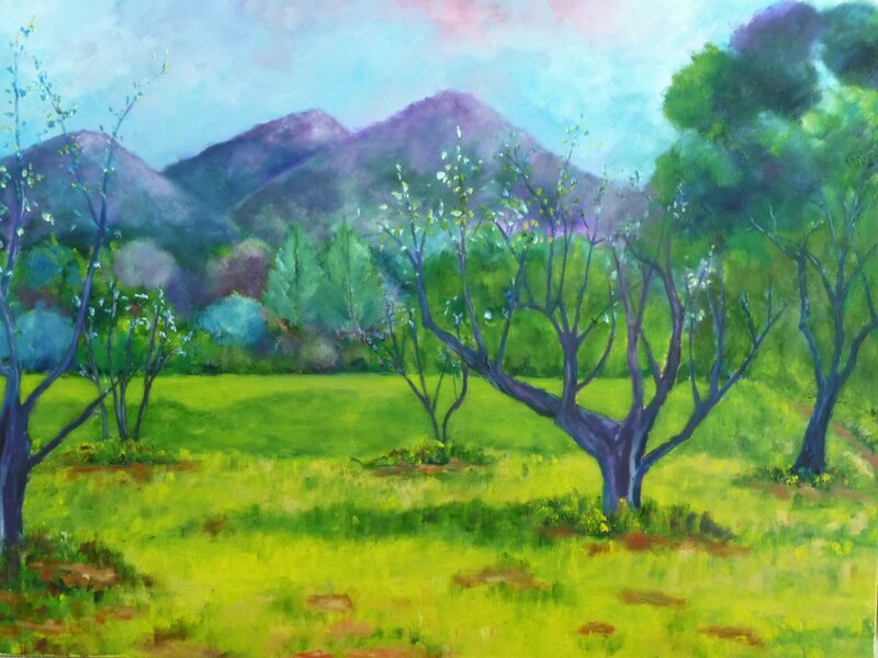 William Kelley, ‘Saint  Remy-en-Provence’, Painting, Oil on canvas, Walter Wickiser Gallery