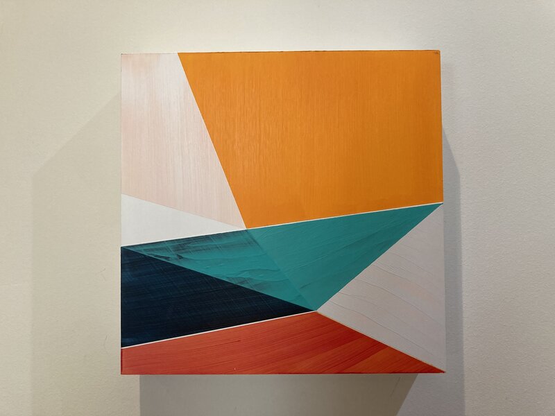 Bryan Boone, ‘'Unknown Steps-Geometric Abstraction,' by Bryan Boone, Acrylic on Panel Painting’, 2018, Painting, Acrylic on panel, 1515 Lincoln Gallery