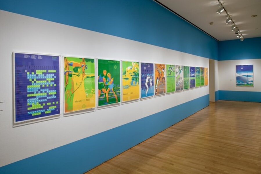 Installation view "Otl Aicher: München 1972", 2009
