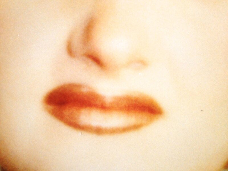 Stefanie Schneider, ‘Kirsten Red Lips (California Bluescreen)’, 1997, Photography, Analog C-Print, hand-printed by the artist on Fuji Crystal Archive Paper, based on a Polaroid, not mounted, Instantdreams