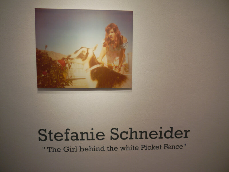 Stefanie Schneider, ‘Heather and Zeuss (The Girl behind the White Picket Fence) ’, 2013, Photography, Digital C-Print based on a Polaroid, not mounted, Instantdreams