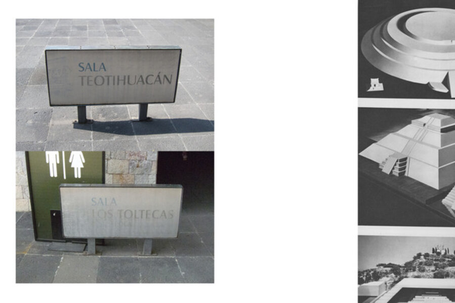 Letreros 2 (from the series Notes on the Total Destruction of the National Museum of Anthropology)