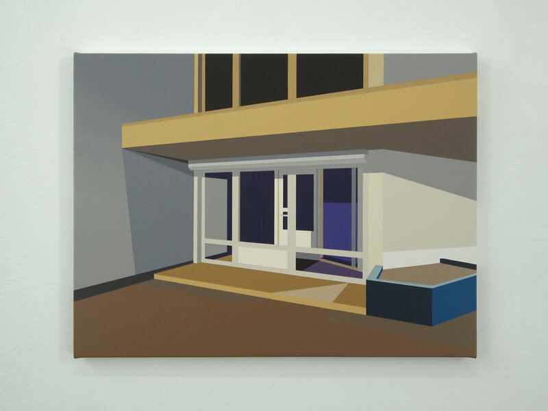 Jurriaan Molenaar, ‘Office at Night’, 2021, Painting, Acrylic on canvas, BorzoGallery