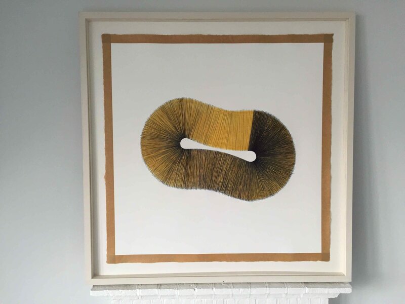 Alan Franklin, ‘#64L’, 2012, Drawing, Collage or other Work on Paper, Blue biro and acrylic (framed), Joanna Bryant & Julian Page