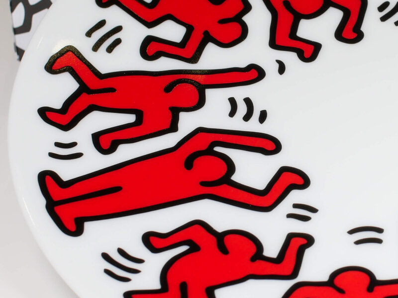 Keith Haring, ‘Red on White Plate’, 2018, Design/Decorative Art, Porcelain, Artware Editions