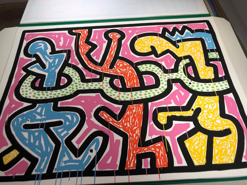 Keith Haring, ‘Flowers (2)’, 1990, Print, Silkscreen ink on Coventry Paper, Fine Art Mia