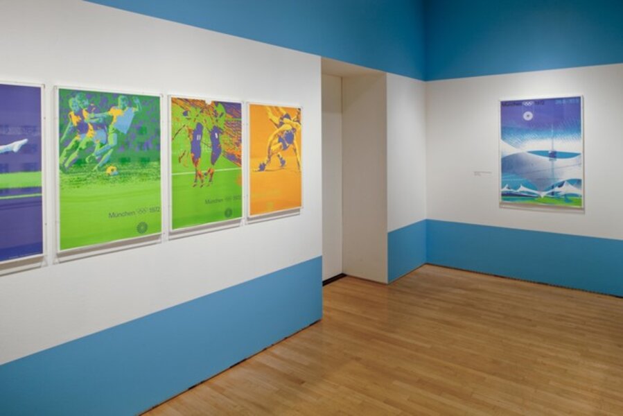 Installation view "Otl Aicher: München 1972", 2009