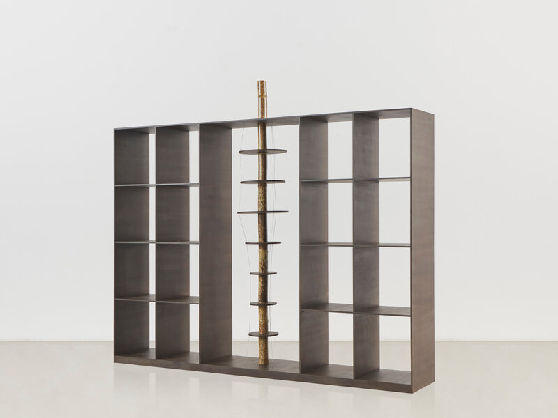 Andrea Branzi, ‘Buildings 3’, 2021, Design/Decorative Art, Patinated aluminum, leopard bamboo, Friedman Benda