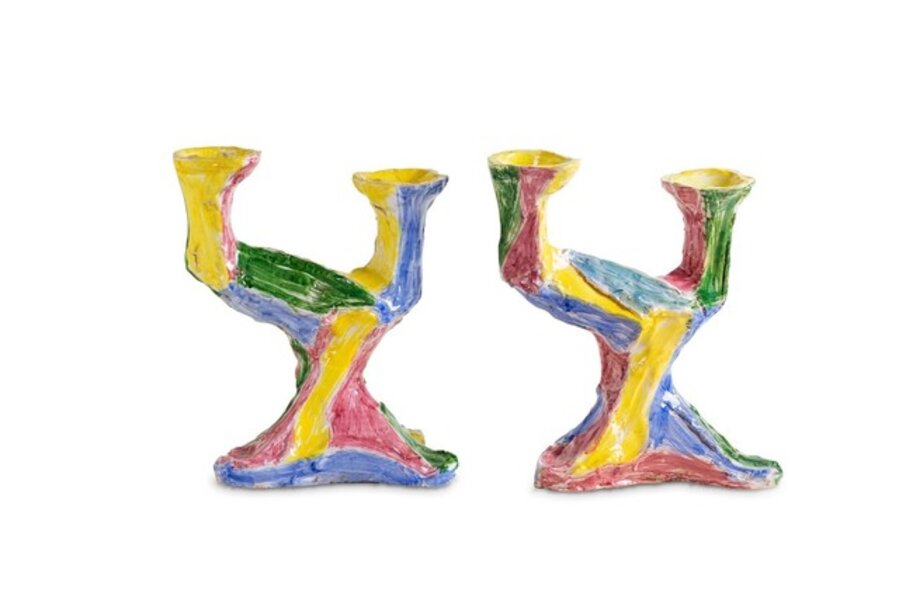 Two candlesticks