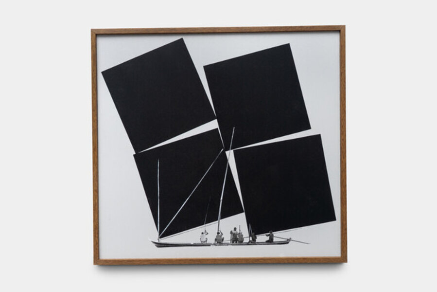 Canoeist Meta-schemes 3: Black, Sailing Hélio Oiticica