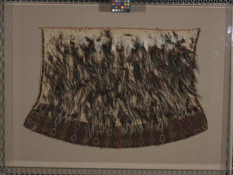 ‘Cape’, early 1900s, Fashion Design and Wearable Art, Plant fibers, feathers, wool, Indianapolis Museum of Art at Newfields