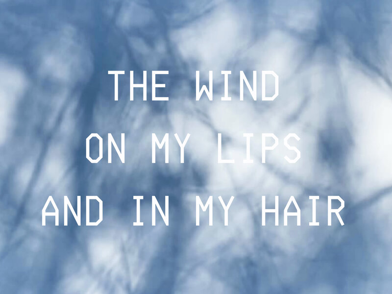Sasha Stiles, ‘The wind on my lips and in my hair’, 2021, Print, Giclee print on Epson hot press (Digital palimpsest of AI-generated text, sunlight, wind, shadow and poster board), Resource Art