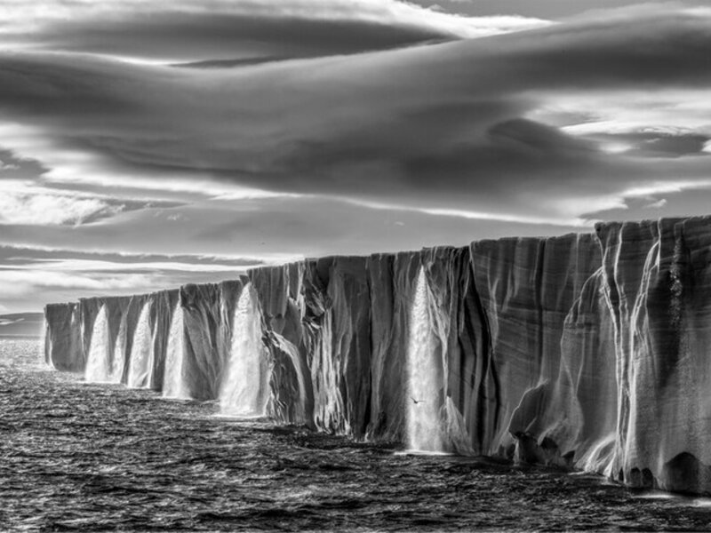 Ice Waterfall, Norway by Wildlife Photographer Paul Nicklen