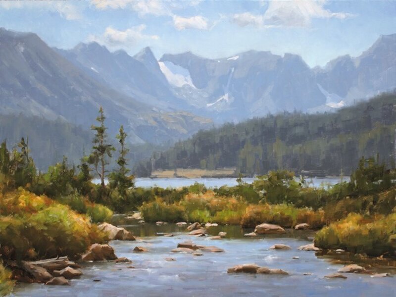 Dave Santillanes, ‘Autumn in Colorado’, 2017, Painting, Oil, Abend Gallery