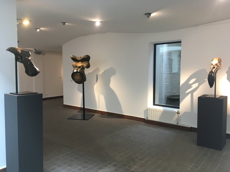 Quentin Garel, ‘Baboon mask’, 2017, Sculpture, Patinated Bronze, Galerie Bayart