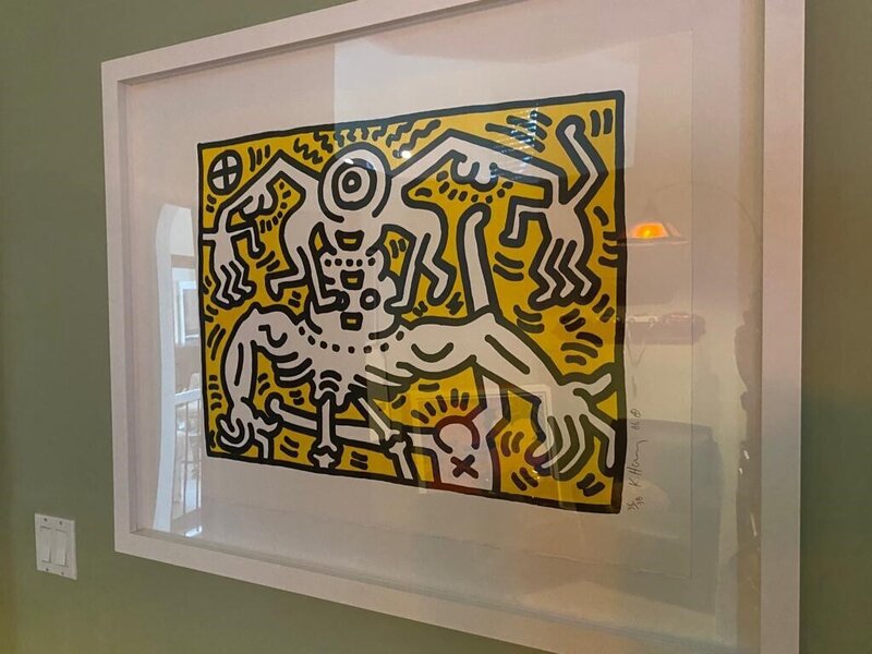 Keith Haring, ‘Untitled’, 1986, Print, Lithograph in colors on Wove BFK Rives Paper, Fine Art Mia