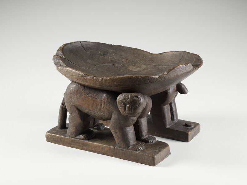 ‘Siège (Seat)’, 1450 -1532, Sculpture, Ceder, pigments, Musée du quai Branly
