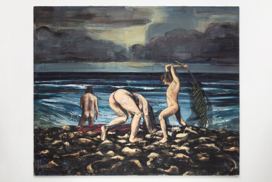 Escena de playa