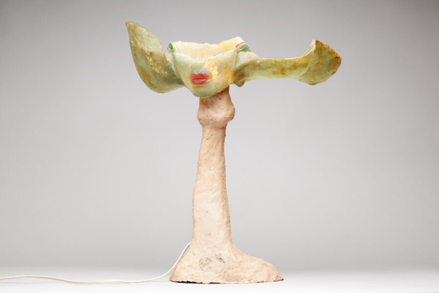 Sculpture Lamp (Double Mouth on Phallus)