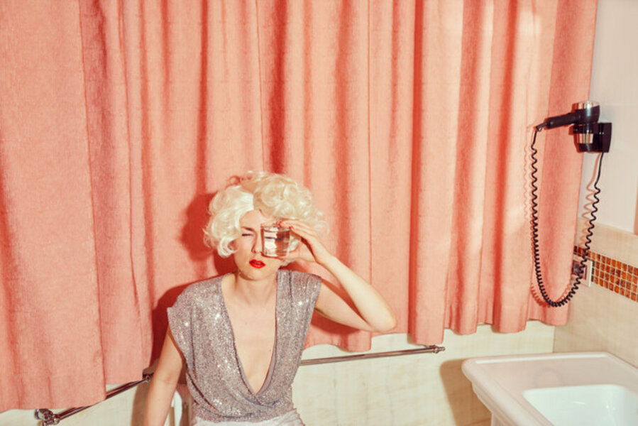 Pink Curtains I, Last Paradise