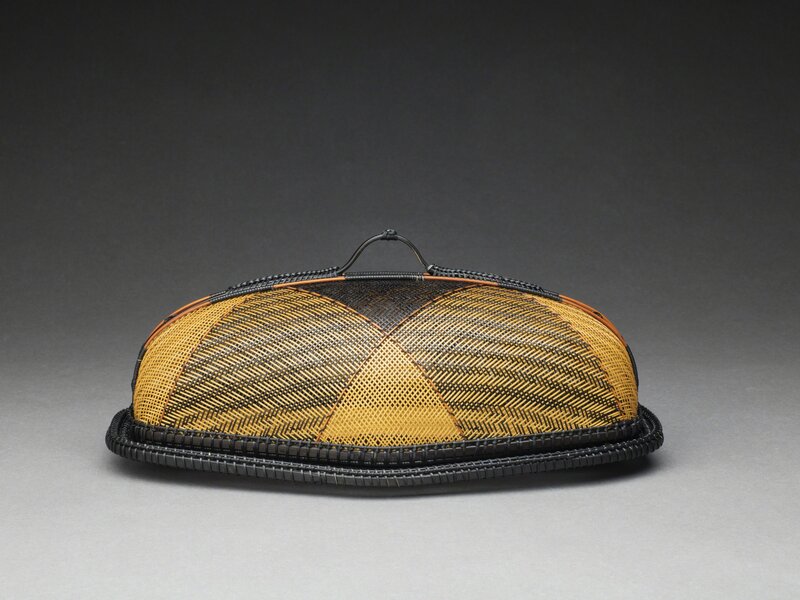 Tanaka Kyokusho, ‘Open Weave Tray with Lid’, 2017, Textile Arts, Madake bamboo, rattan, TAI Modern