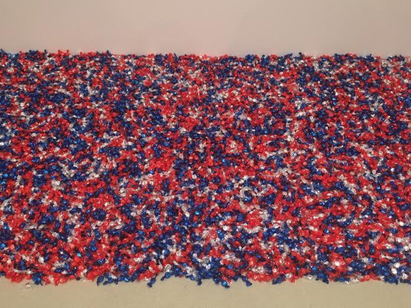 Felix Gonzalez-Torres, ‘Untitled (USA Today)’, 1996/2016, Other, Candies, individually wrapped in red, silver, and blue cellophane, The FLAG Art Foundation