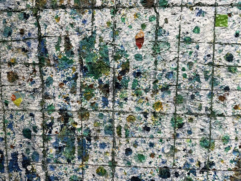 Ming-Jen HSU, ‘Scenery in Blooming｜繁色 12’, 2020, Painting, Acrylic, Pencil, Paper pulp on Canvas, Modern Art Gallery 現代畫廊