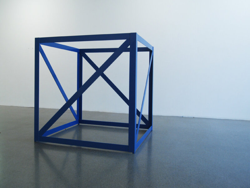 Rasheed Araeen, ‘First Structure’, 1966, Sculpture, Steel and paint, Aicon Gallery