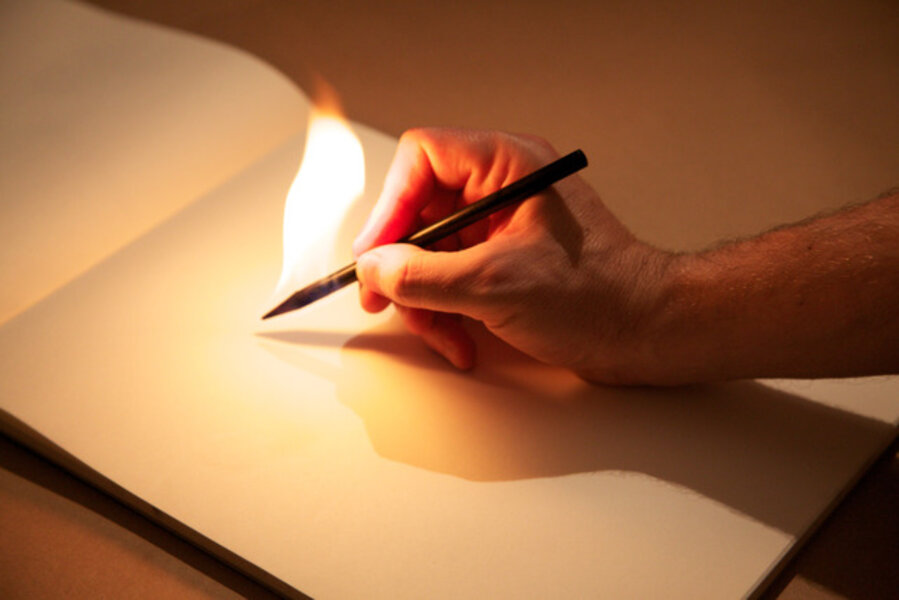 The hand of the artist