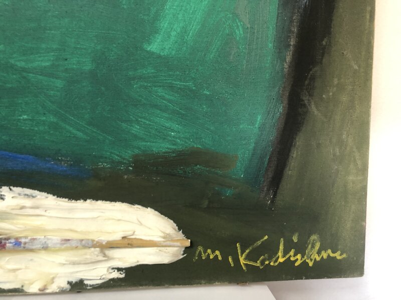 Menashe Kadishman, ‘Sheep`s Head by Menashe Kadishman’, 2000, Painting, Oil on canvas, Contempop Gallery