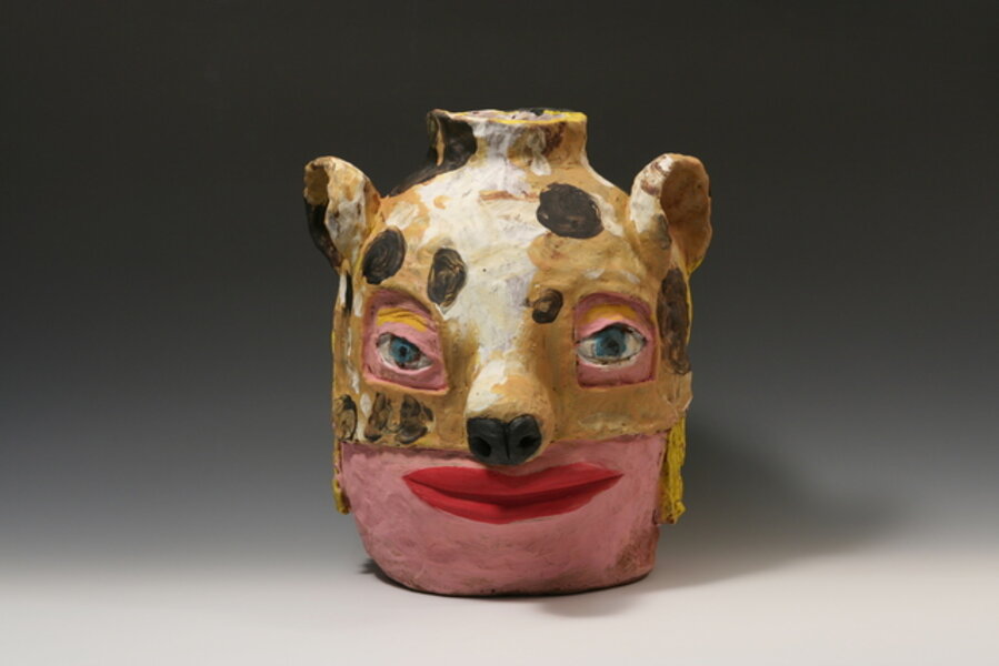 Girl with Dog Mask I