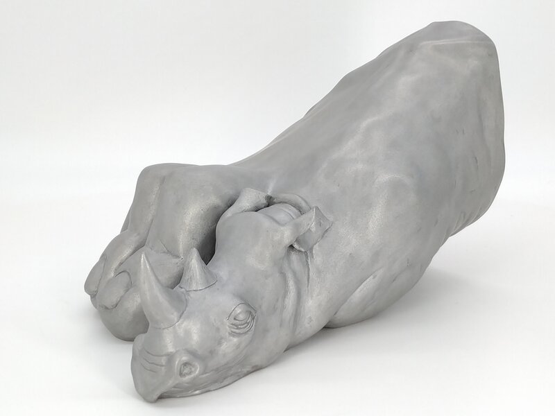 Gonzalo García, ‘Rinópoda’, 2019, Sculpture, Aluminum, resin and fiberglass, Aurora Vigil-Escalera Art Gallery