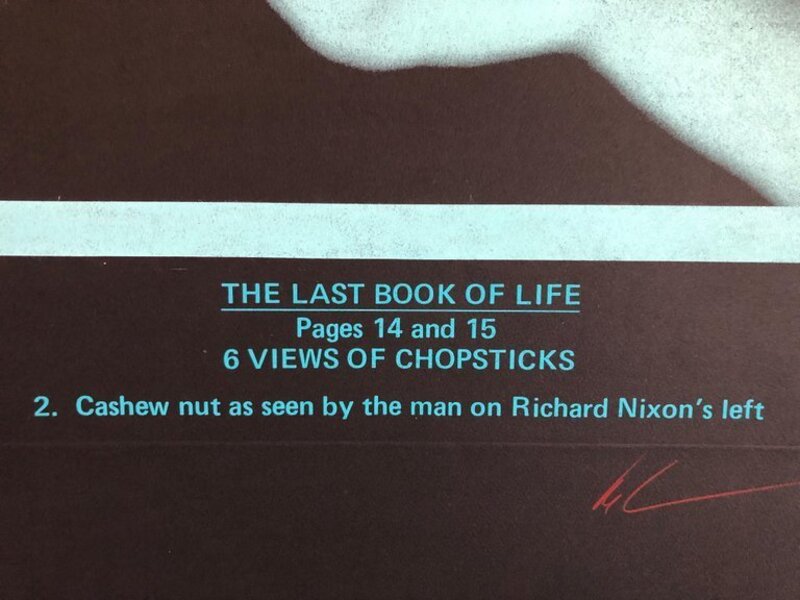 Les Levine, ‘Large Conceptual "Last Book of Life" Photo Etching 1970s Pop Art’, 1970-1979, Print, Etching, Photogravure, Lions Gallery