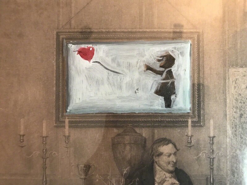 Mr. Brainwash, ‘"Girl With Balloon" MBW VS. BANKSY’, 2015, Painting, Oil On Linen, New Union Gallery