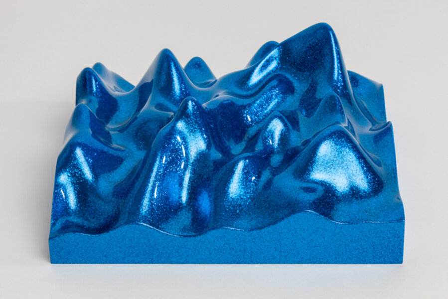 Unknown Pleasure, Metal Flake 011718 Royal blue