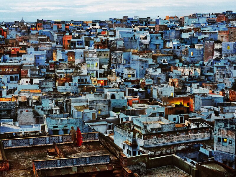 Steve McCurry, ‘Blue City , India’, 2010, Photography, Fujicolor crystal archive print, GALLERY FIFTY ONE