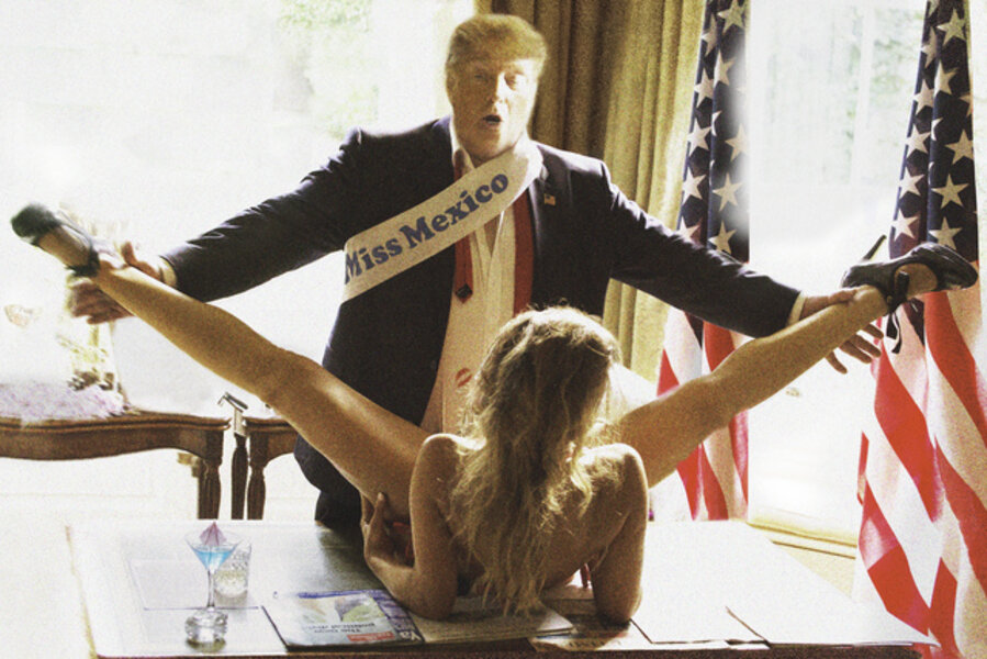 Trump with Miss Mexico (This is not Donald Trump)