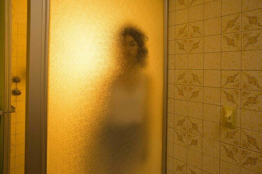 Yellow Tiles (Self-portrait)