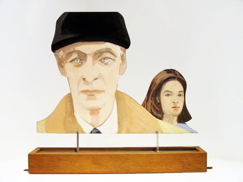 Alex Katz, ‘Edwin and Ada (Edwin Denby and Ada Katz)’, 1966, Sculpture, Oil On Aluminum Cut-out, Leslie Feely