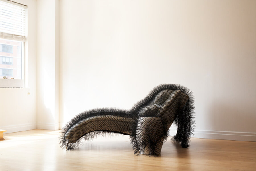 Large Sculpture: 'Blackty Black Blanket'