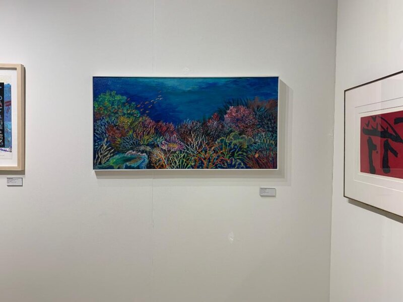 Thelma Appel, ‘Sea Garden IV’, 2014, Painting, Acrylic on Canvas, Alpha 137 Gallery
