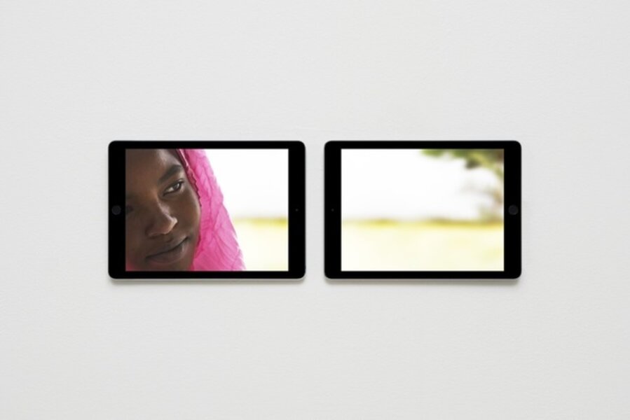 EMERGENCY’s Paediatric Centre in Port Sudan, Photos Shown on Two Apple iPad Air 2s