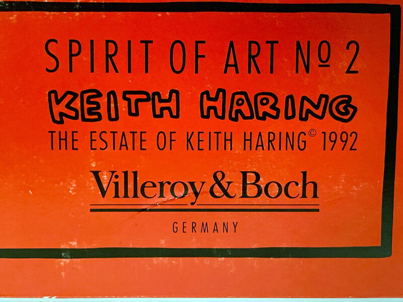 Keith Haring, ‘No 2 Spirit of Art, New York TribeCa’, 1992, Sculpture, Limited Edition Ceramic Box created by Villeroy and Boch from the artists design, David Lawrence Gallery