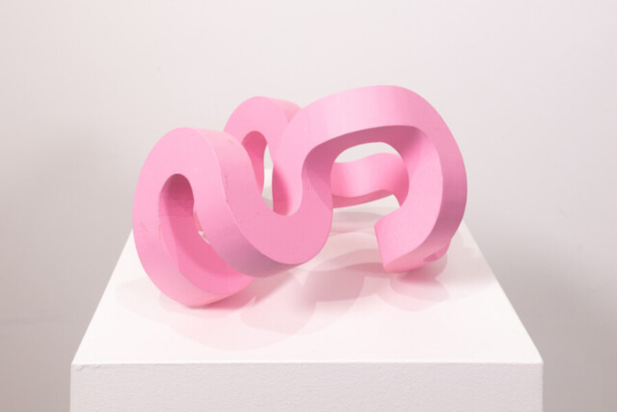 Early one morning, eternity sculpture
