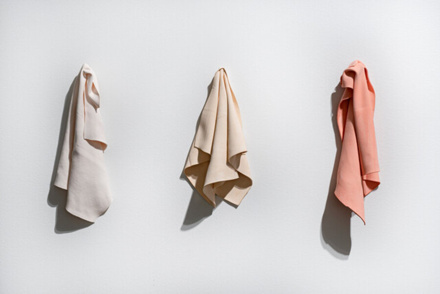 Colored Bone China Rags (set of 3)