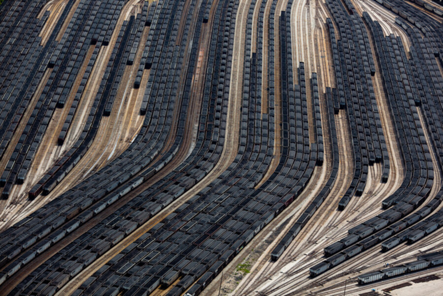 Loaded Coal Train Cars