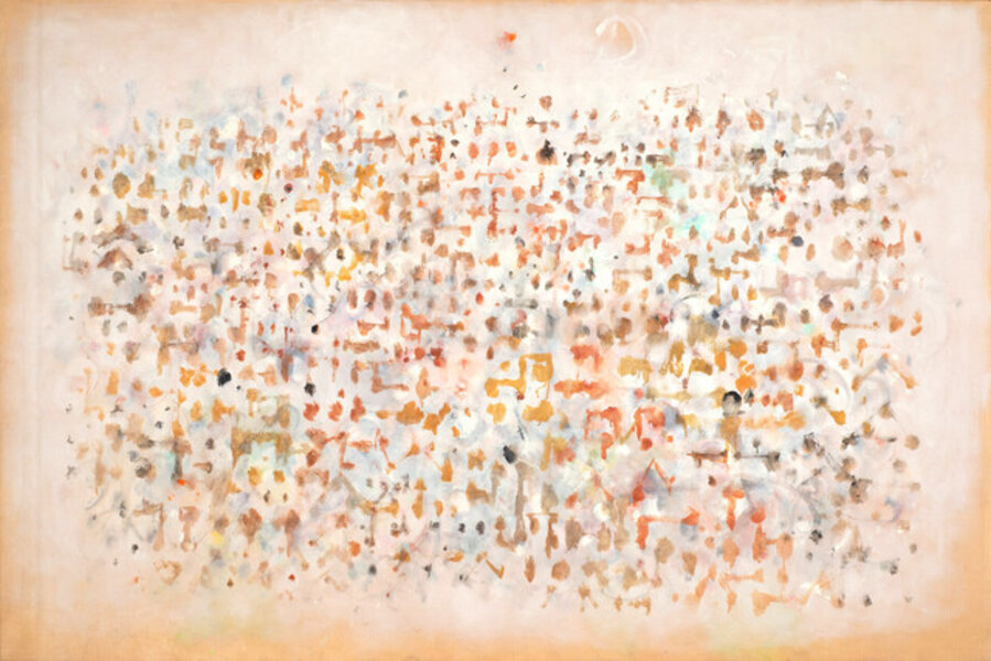 Sans titre (ville de jour pointilliste)