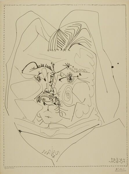 Pablo Picasso, ‘Balzac (B. 724; M. 226)’, 1952